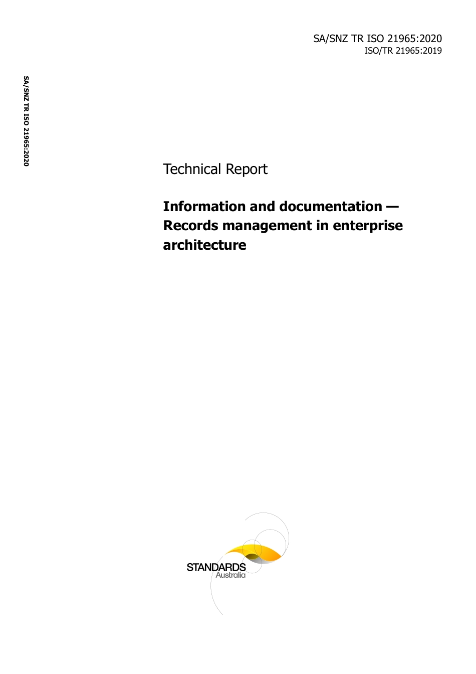 SA SNZ TR ISO 21965-2020.pdf_第1页