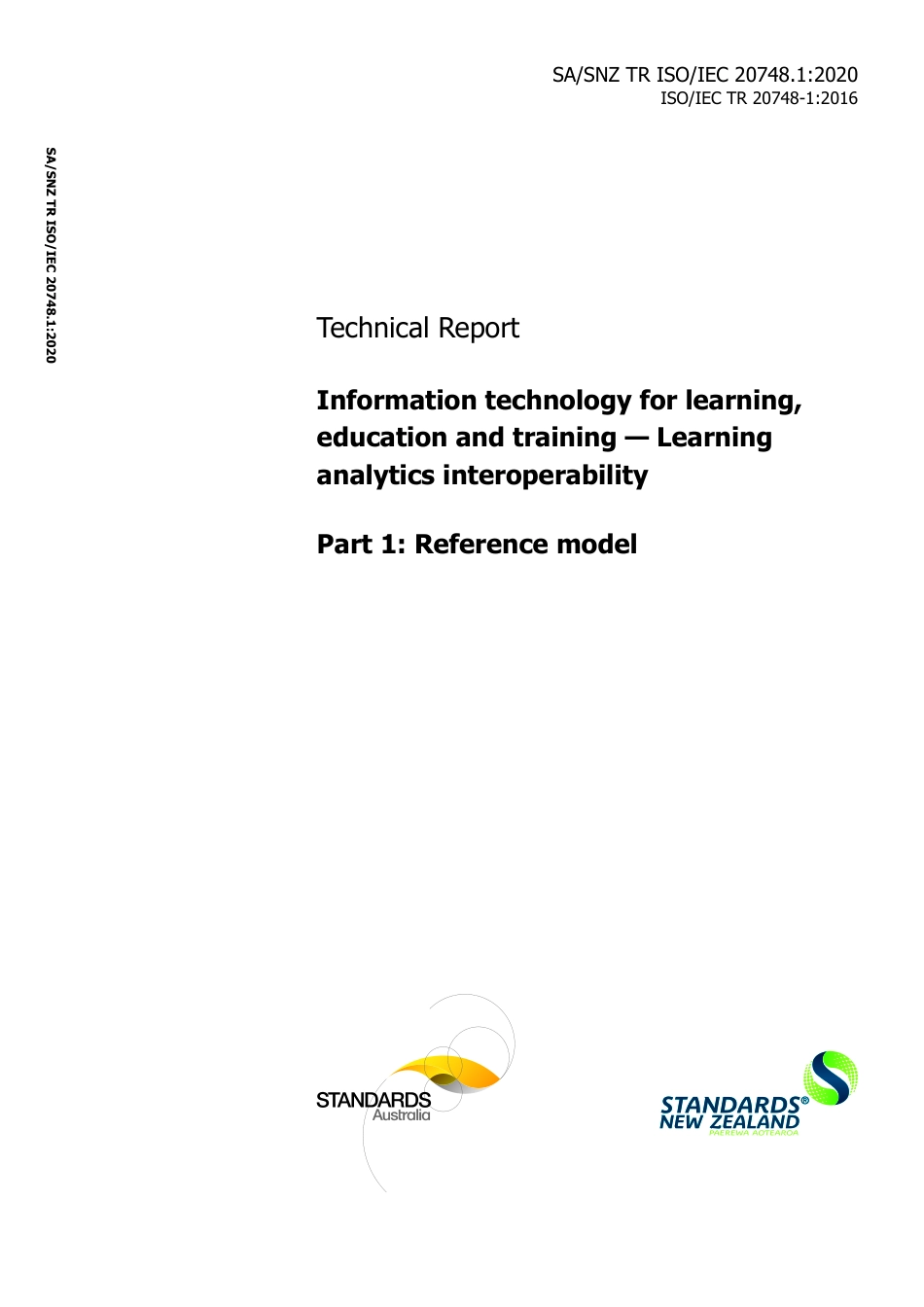 SA SNZ TR ISO IEC 20748.1-2020.pdf_第1页