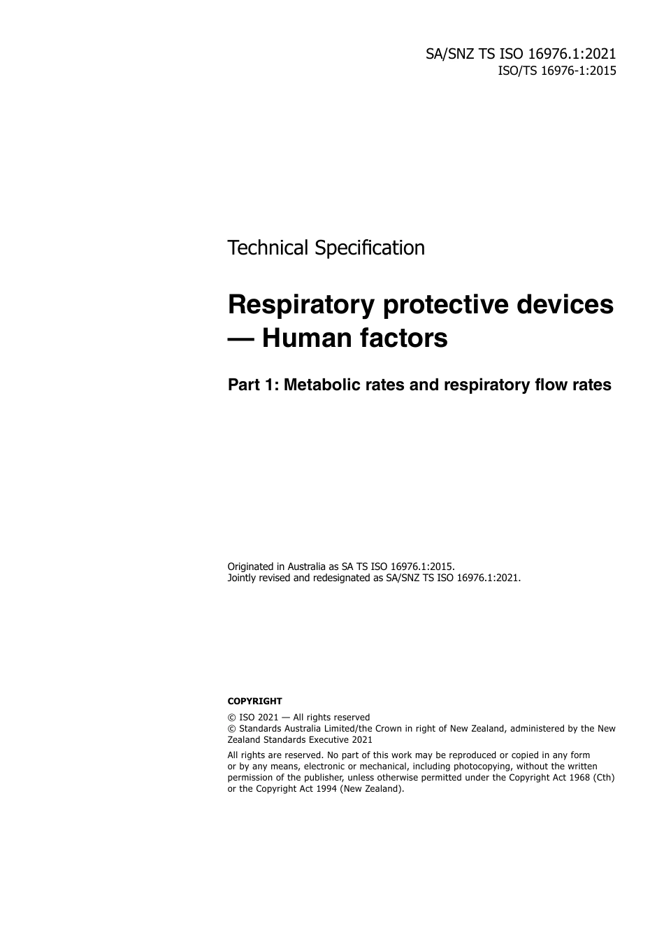 SA SNZ TS ISO 16976.1-2021.pdf_第3页
