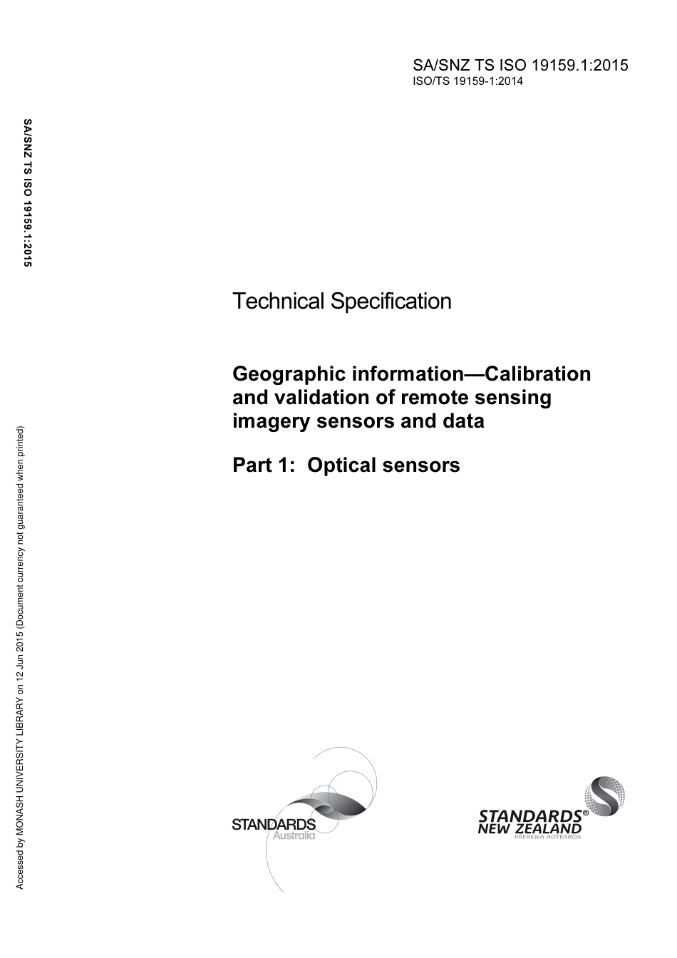 SA SNZ TS ISO 19159.1-2015.pdf_第1页