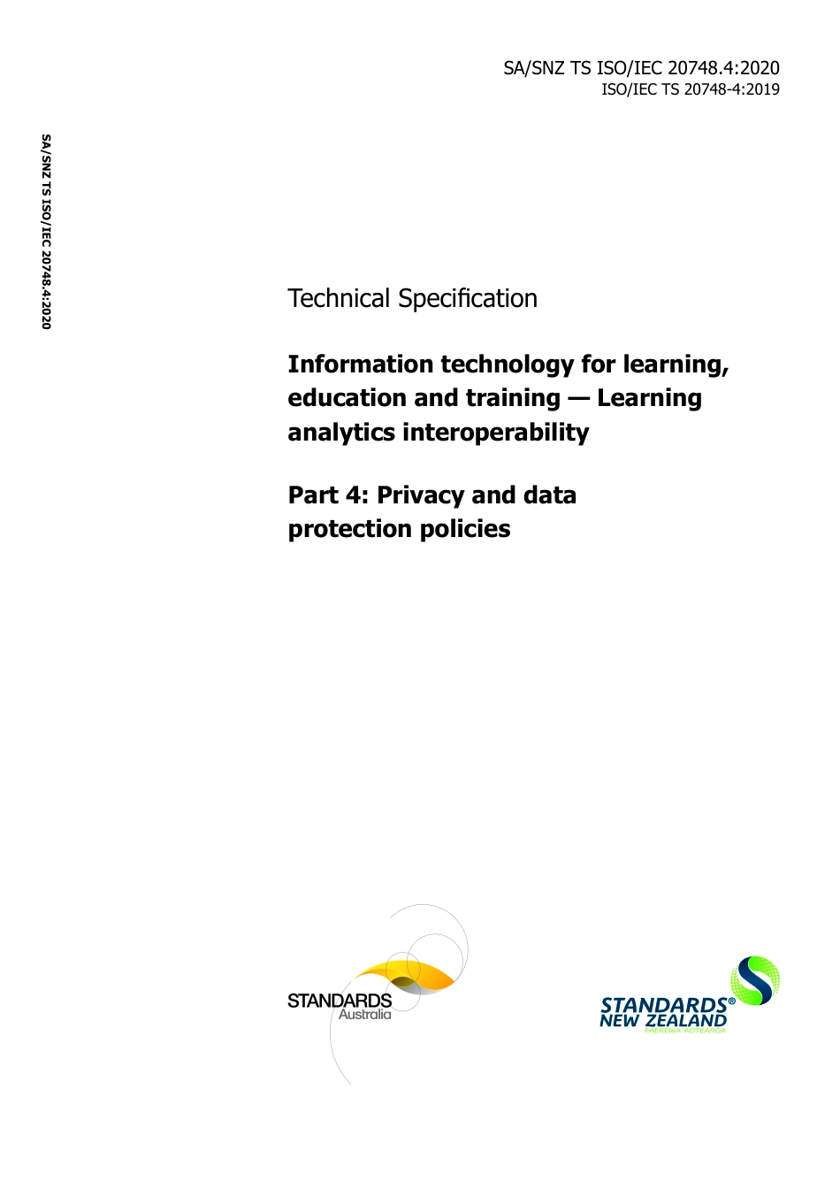 SA SNZ TS ISO IEC 20748.4-2020.pdf_第1页