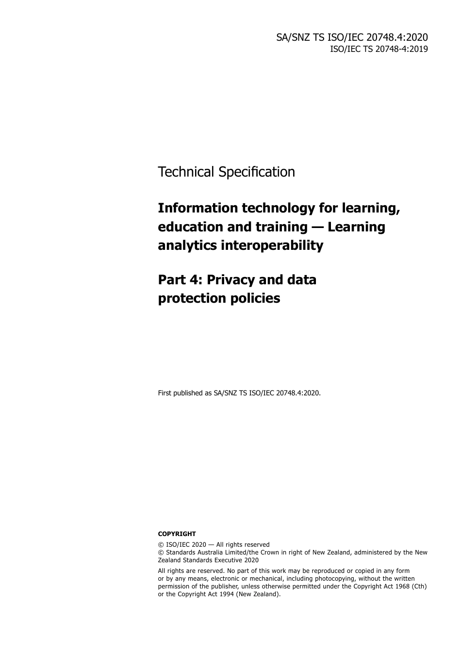 SA SNZ TS ISO IEC 20748.4-2020.pdf_第3页