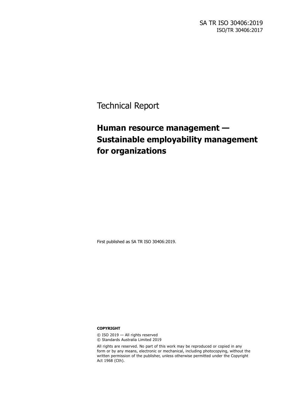 SA TR ISO 30406-2019.pdf_第3页