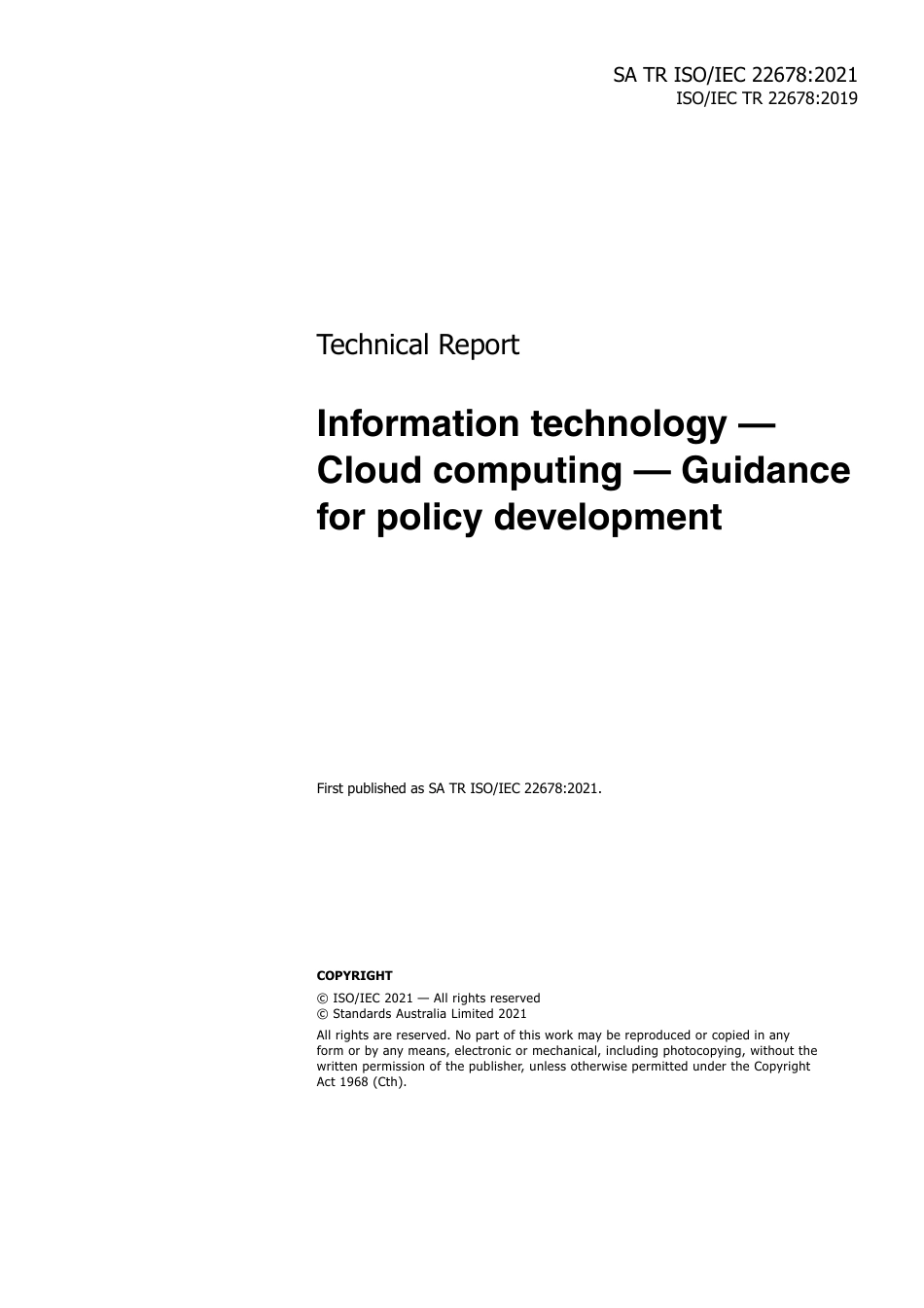 SA TR ISO IEC 22678-2021.pdf_第3页