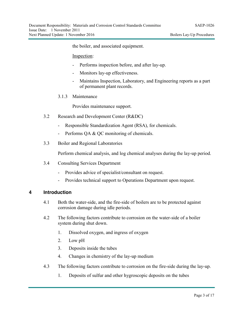 SAEP-1026_Boilers Lay-Up Procedures.pdf_第3页