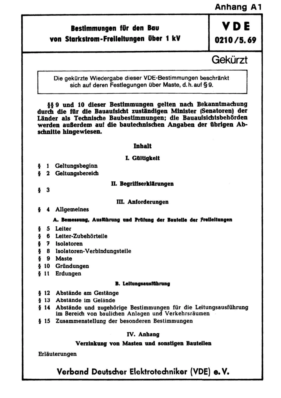 VDE 0210 Anhang A1 gekuerzt 1969-05.pdf_第1页