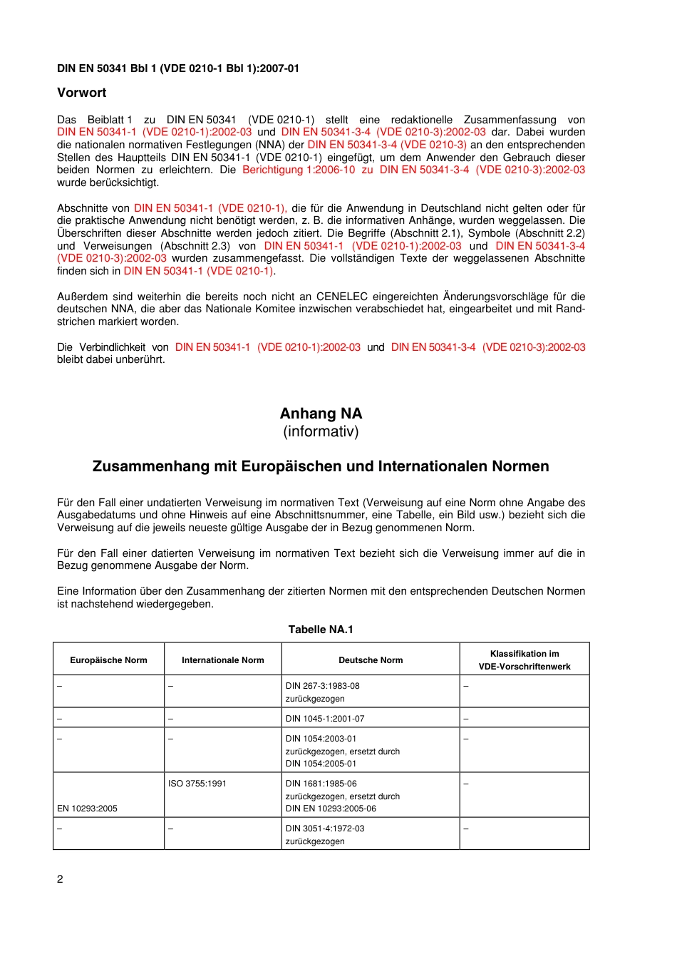 VDE 0210-1 Bei 1 DIN EN 50341 Bei 1 2007-01.pdf_第2页