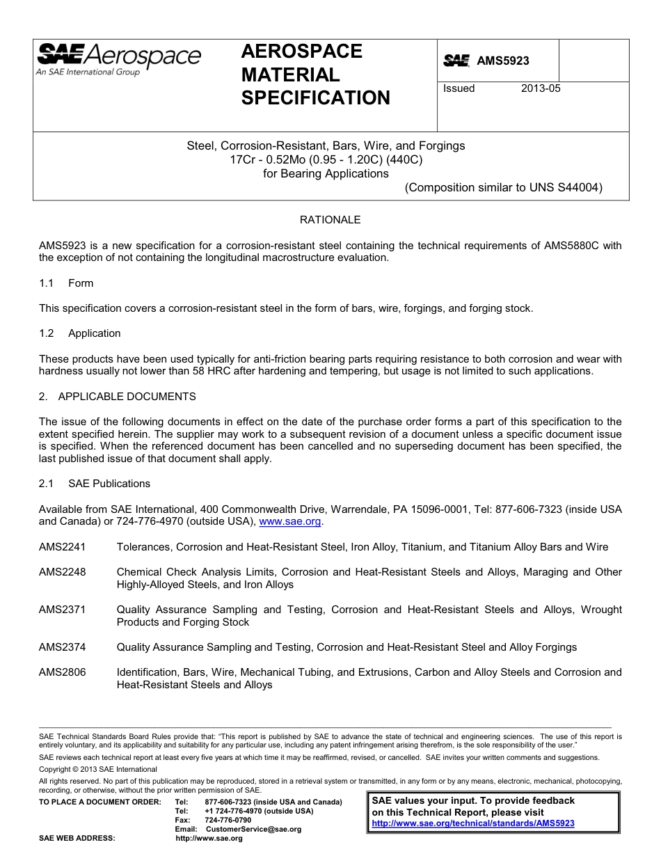 SAE AMS 5923-2013.pdf_第1页
