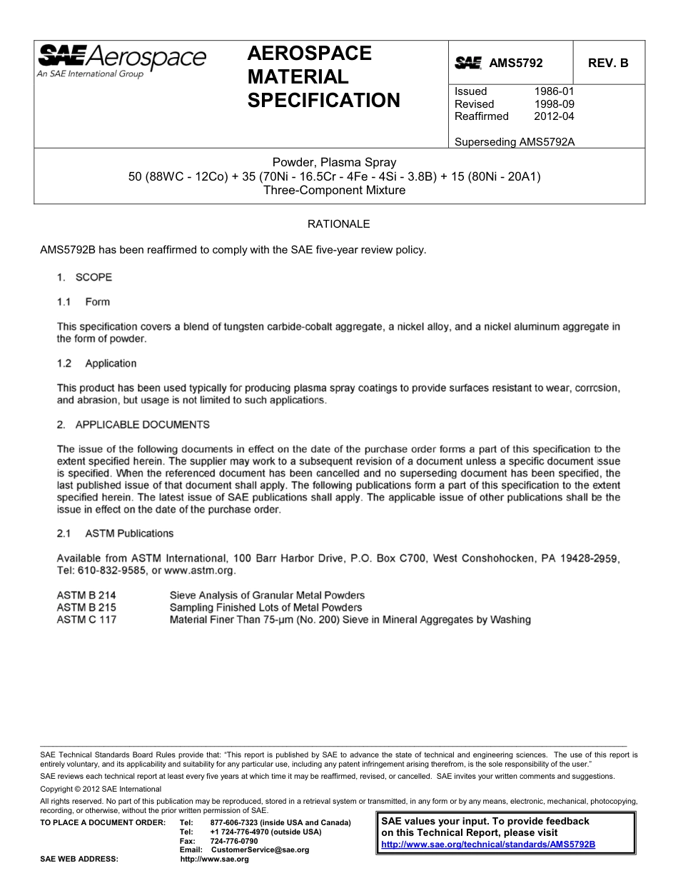 SAE AMS 5792B-2012.pdf_第1页