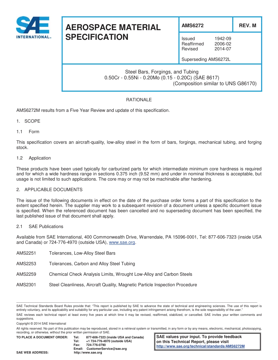 SAE AMS 6272M-2014.pdf_第1页