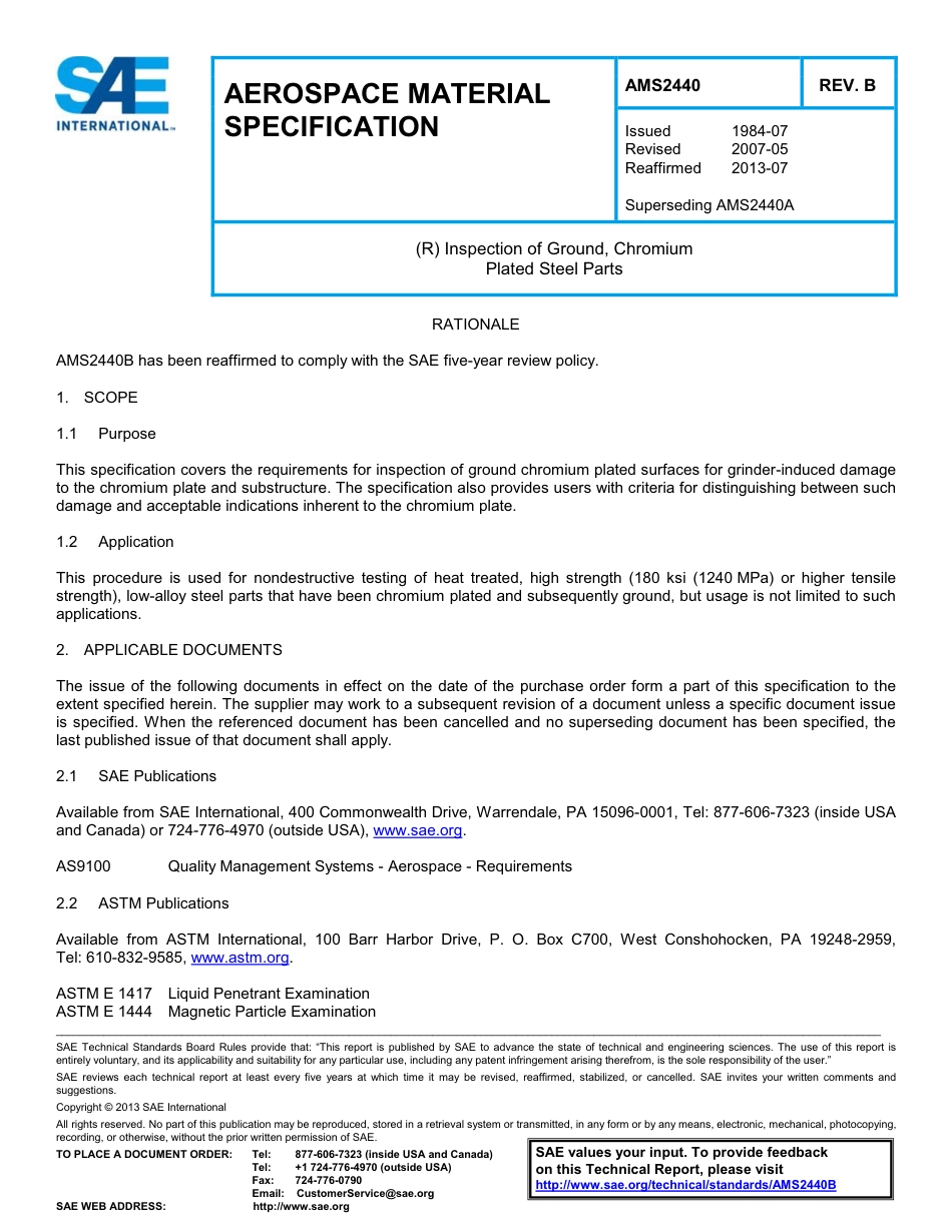 SAE AMS 2440B-2013.pdf_第1页