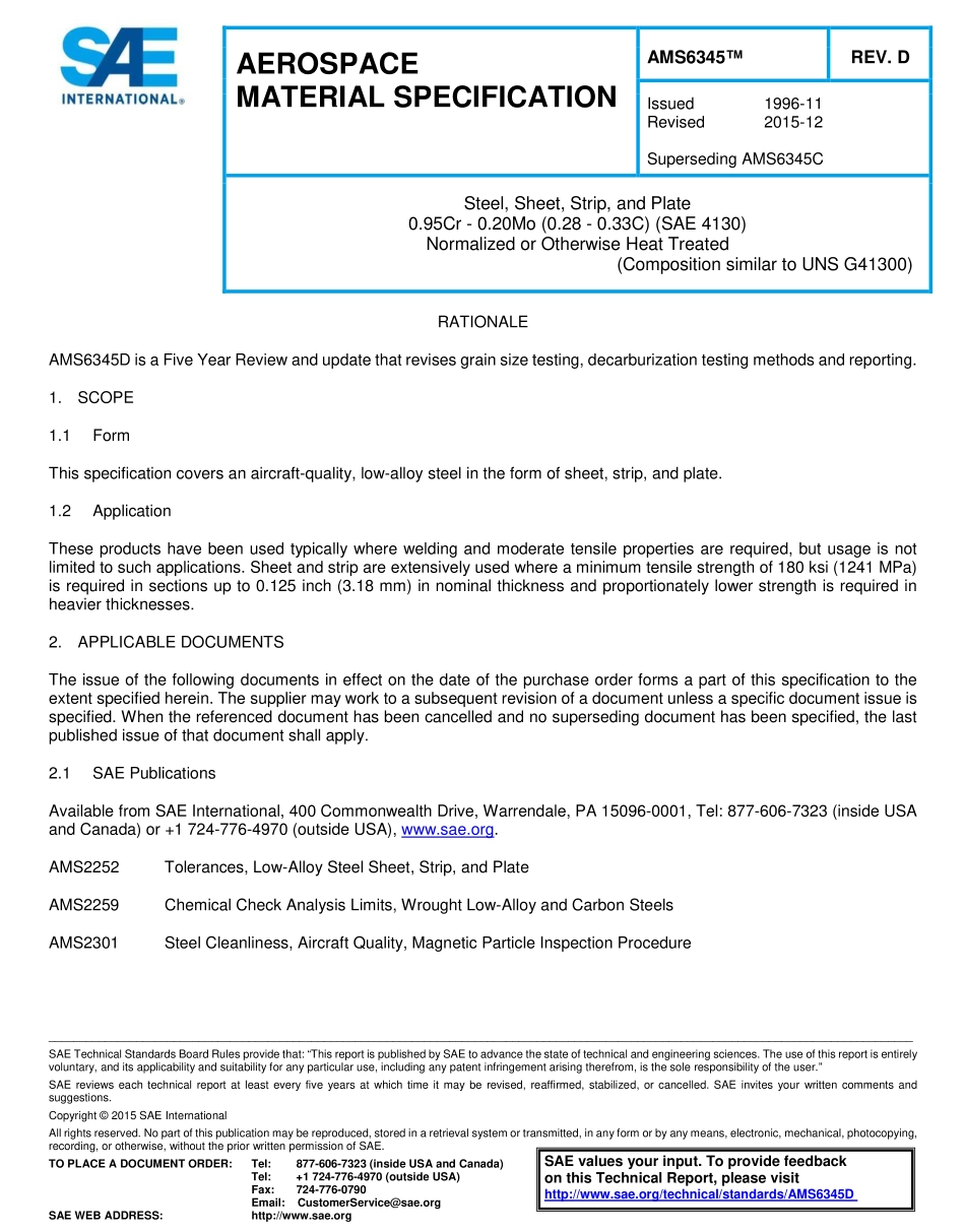SAE AMS 6345D-2015.pdf_第1页