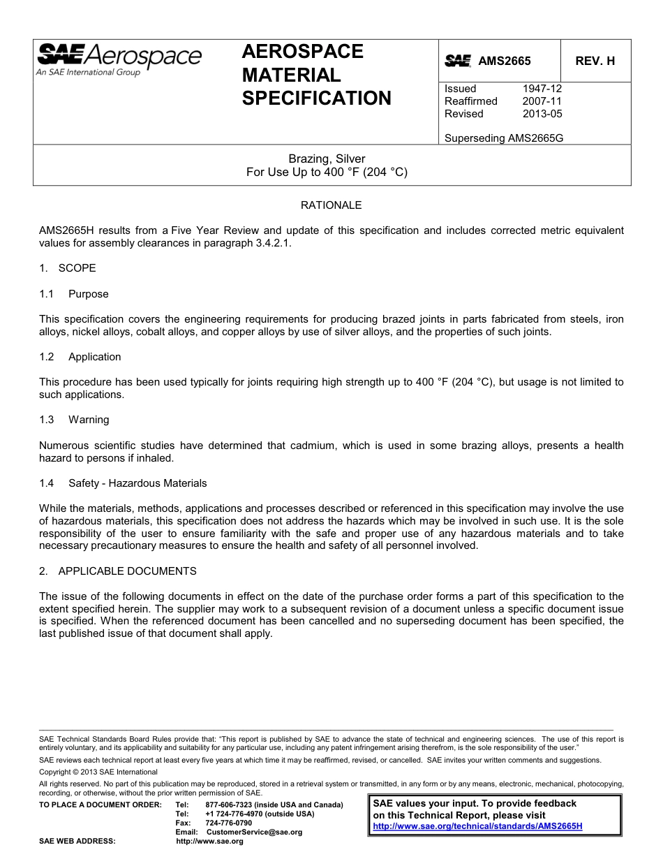 SAE AMS 2665H-2013.pdf_第1页