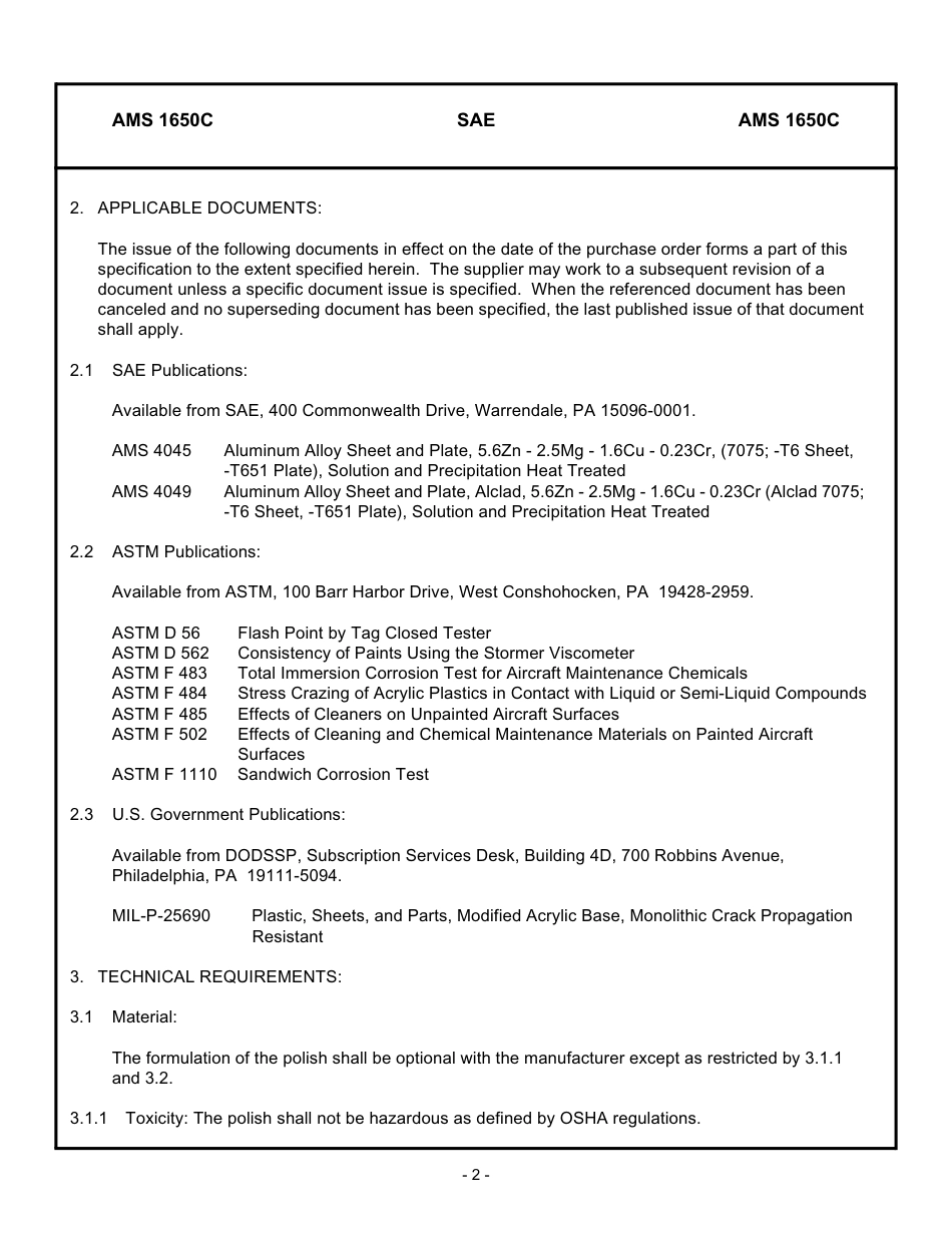 SAE AMS 1650C-2008.pdf_第2页