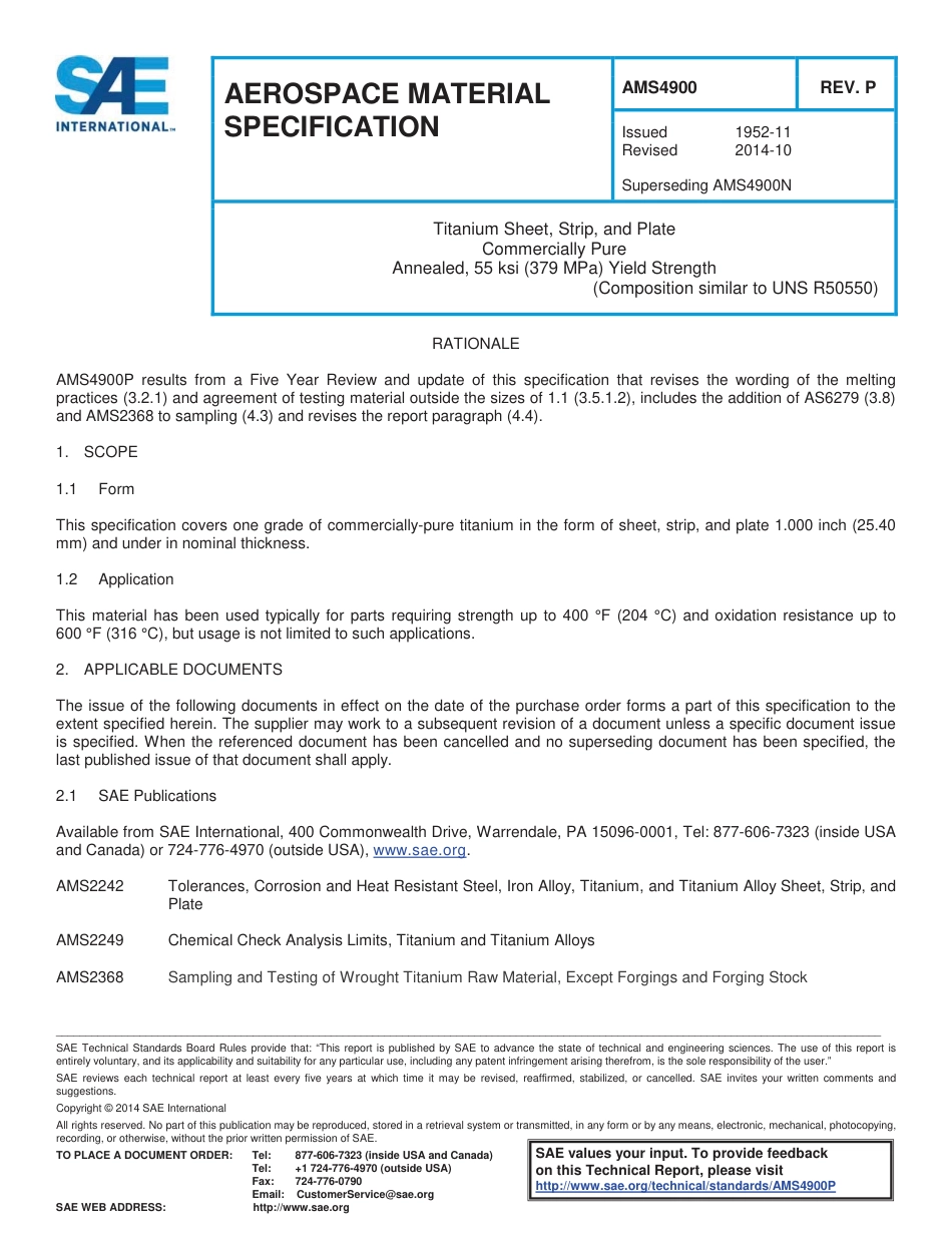 SAE AMS 4900P-2014.pdf_第1页