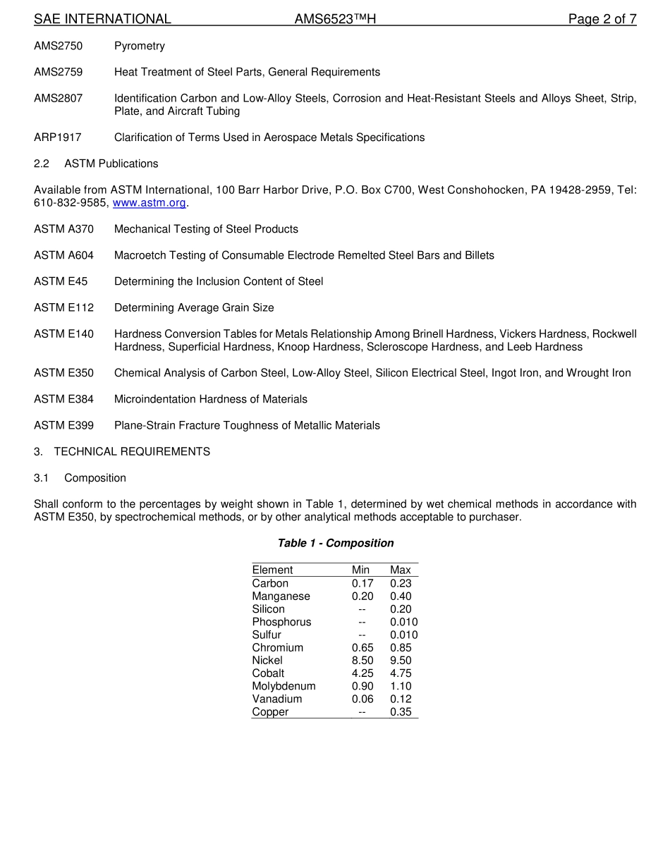 SAE AMS 6523H-2017.pdf_第2页