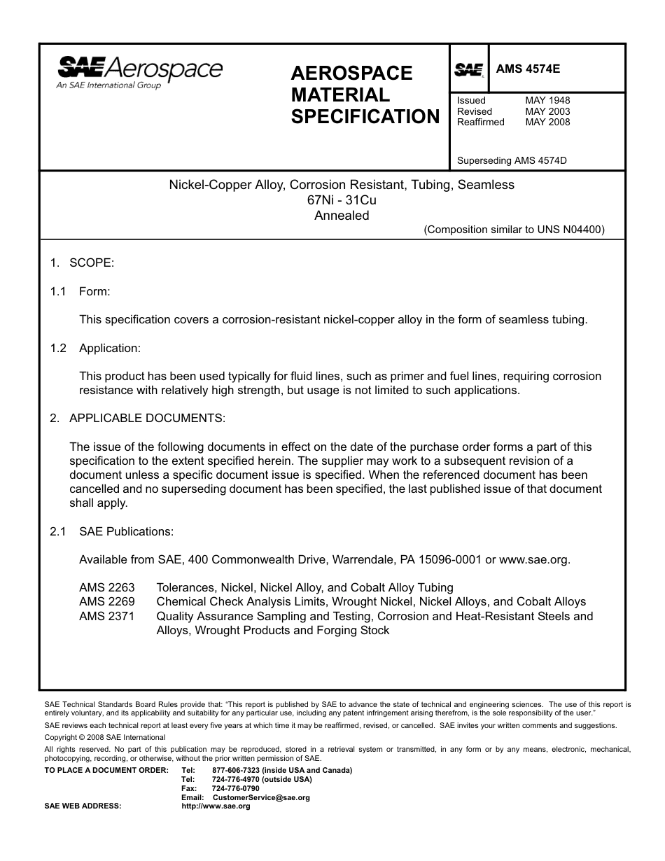 SAE AMS 4574E-2008.pdf_第1页
