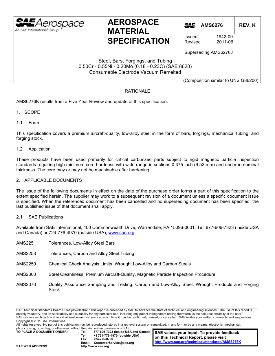 SAE AMS 6276k-2011.pdf_第1页