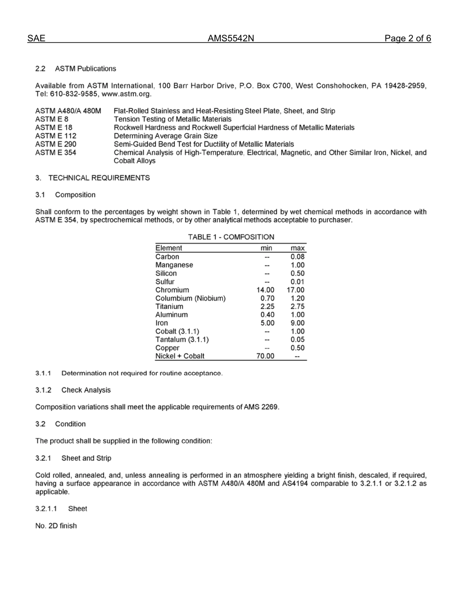 SAE AMS 5542N-2012.pdf_第2页
