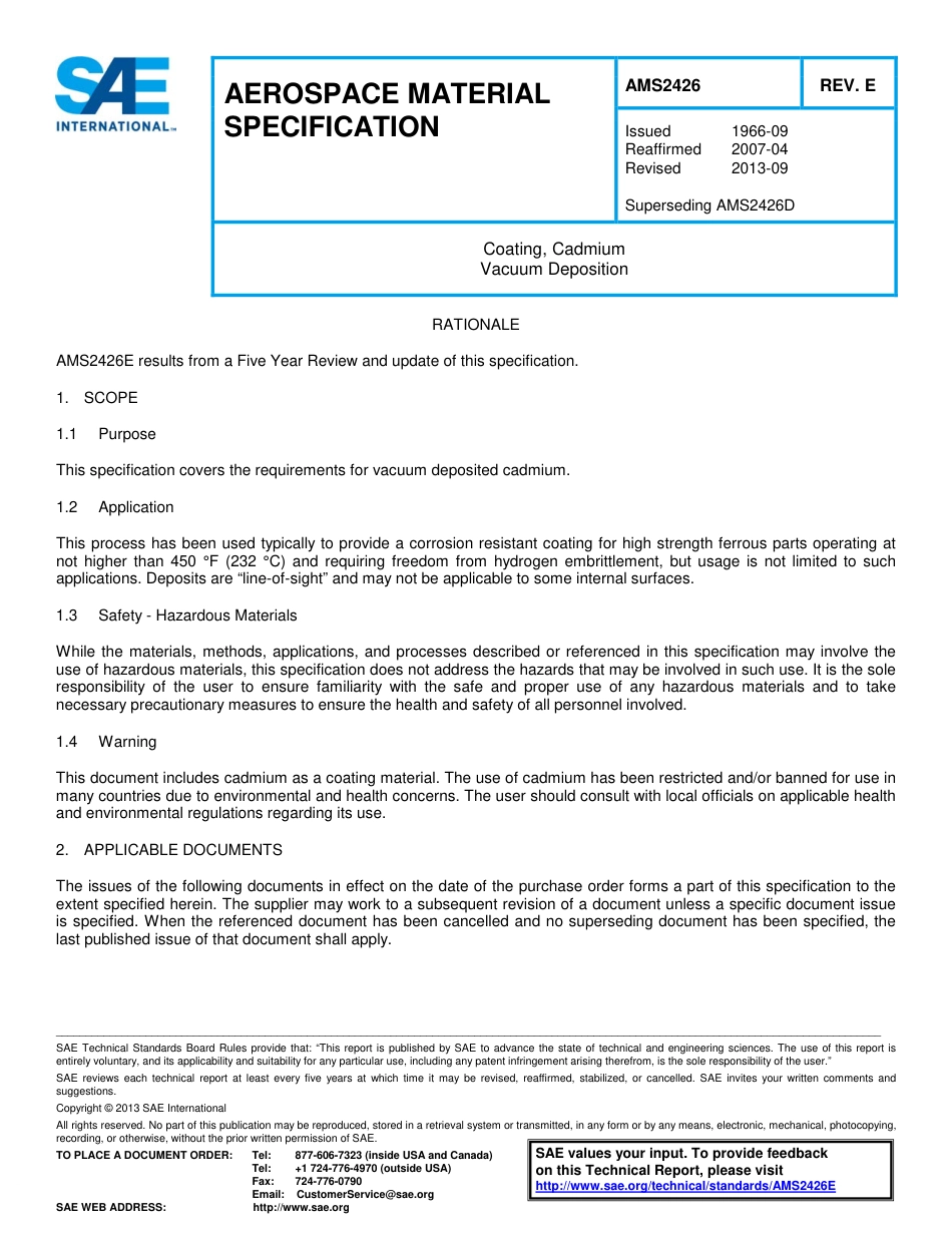 SAE AMS 2426E-2013.pdf_第1页
