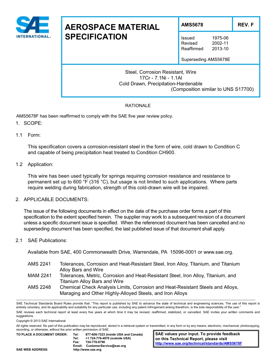 SAE AMS 5678F-2013.pdf_第1页