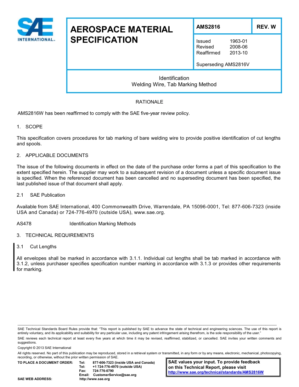 SAE AMS 2816w-2013.pdf_第1页