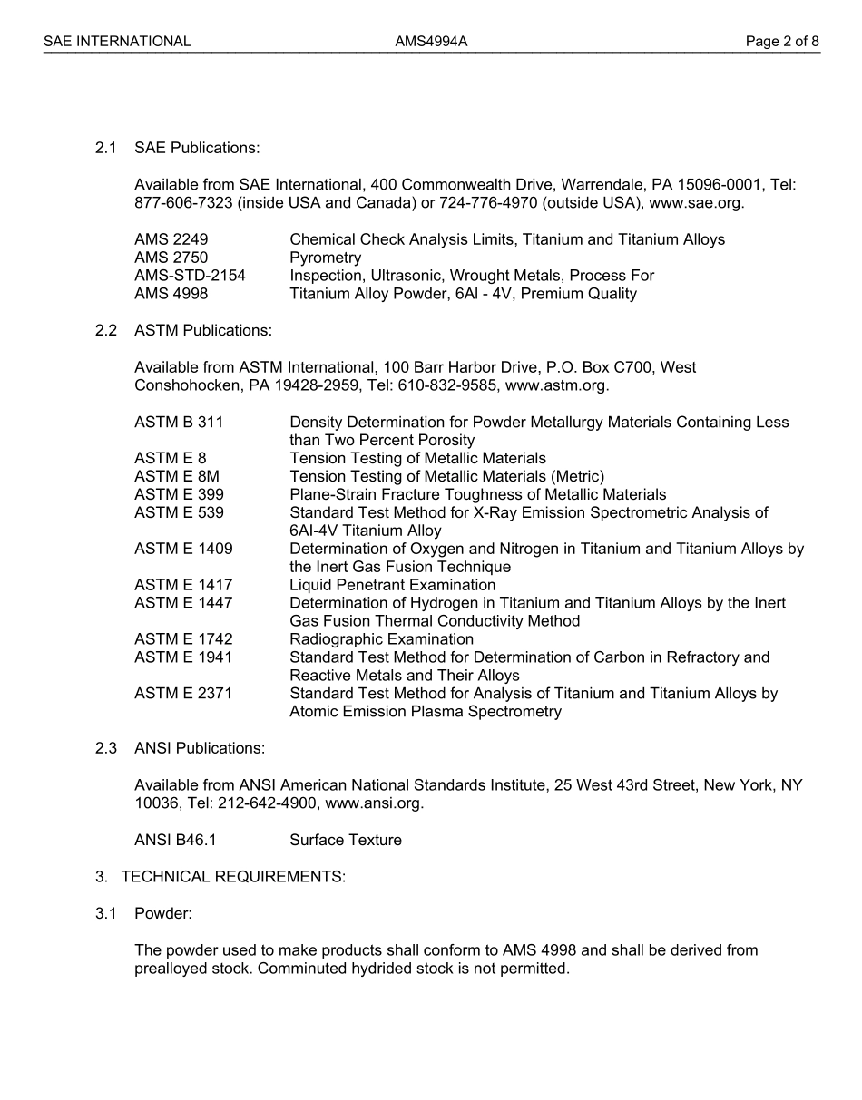 SAE AMS 4994A-2015.pdf_第2页