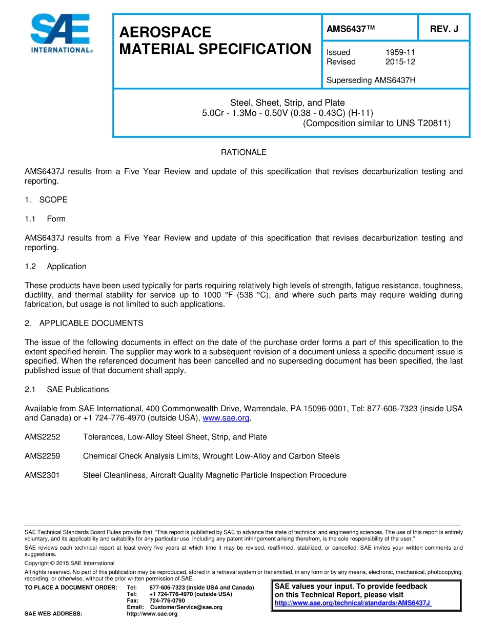 SAE AMS 6437J-2015.pdf_第1页