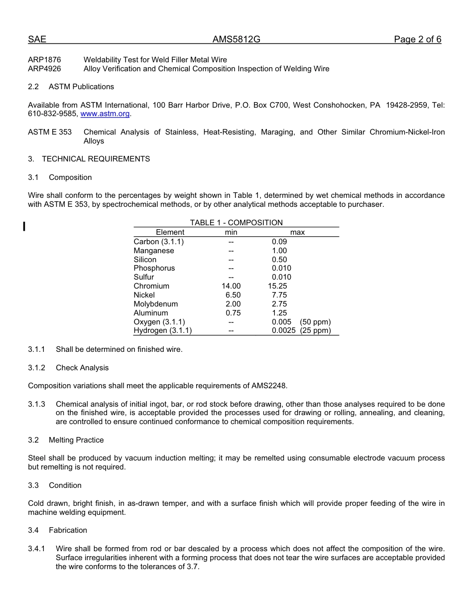 SAE AMS 5812G-2009.pdf_第2页