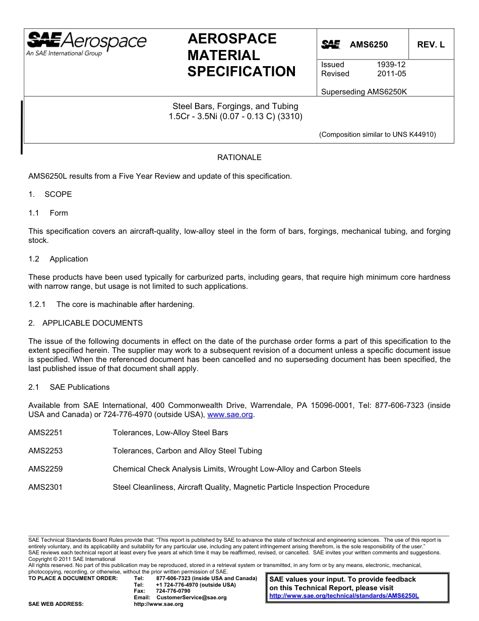 SAE AMS 6250l-2011.pdf_第1页