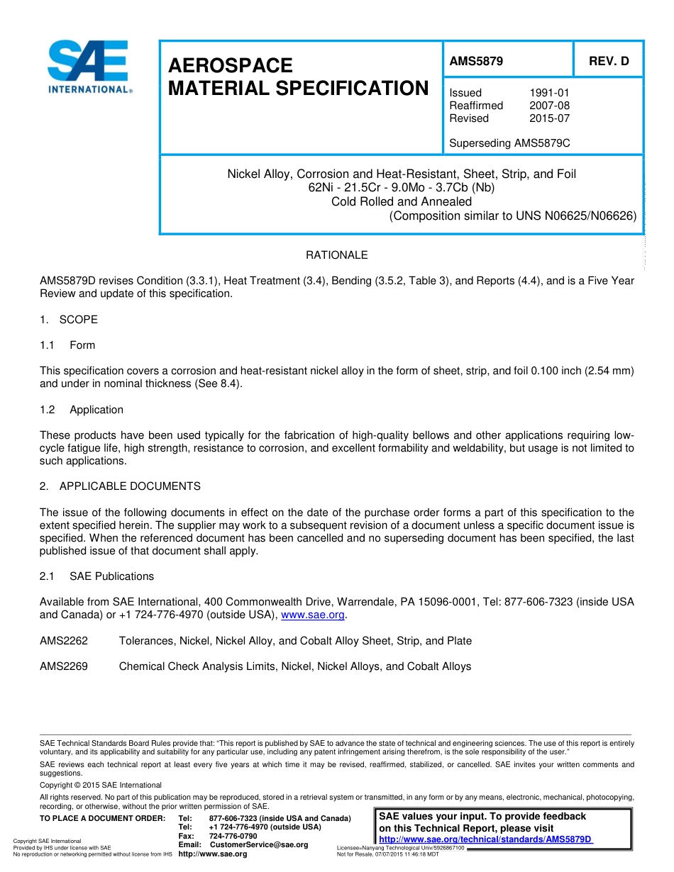 SAE AMS 5879D-2015.pdf_第1页