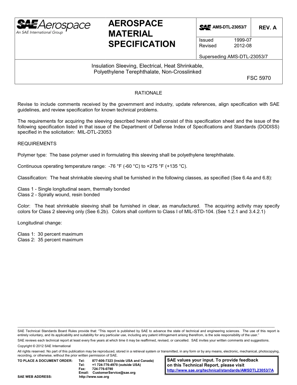 SAE AMS-DTL-23053-7A-2012.pdf_第1页
