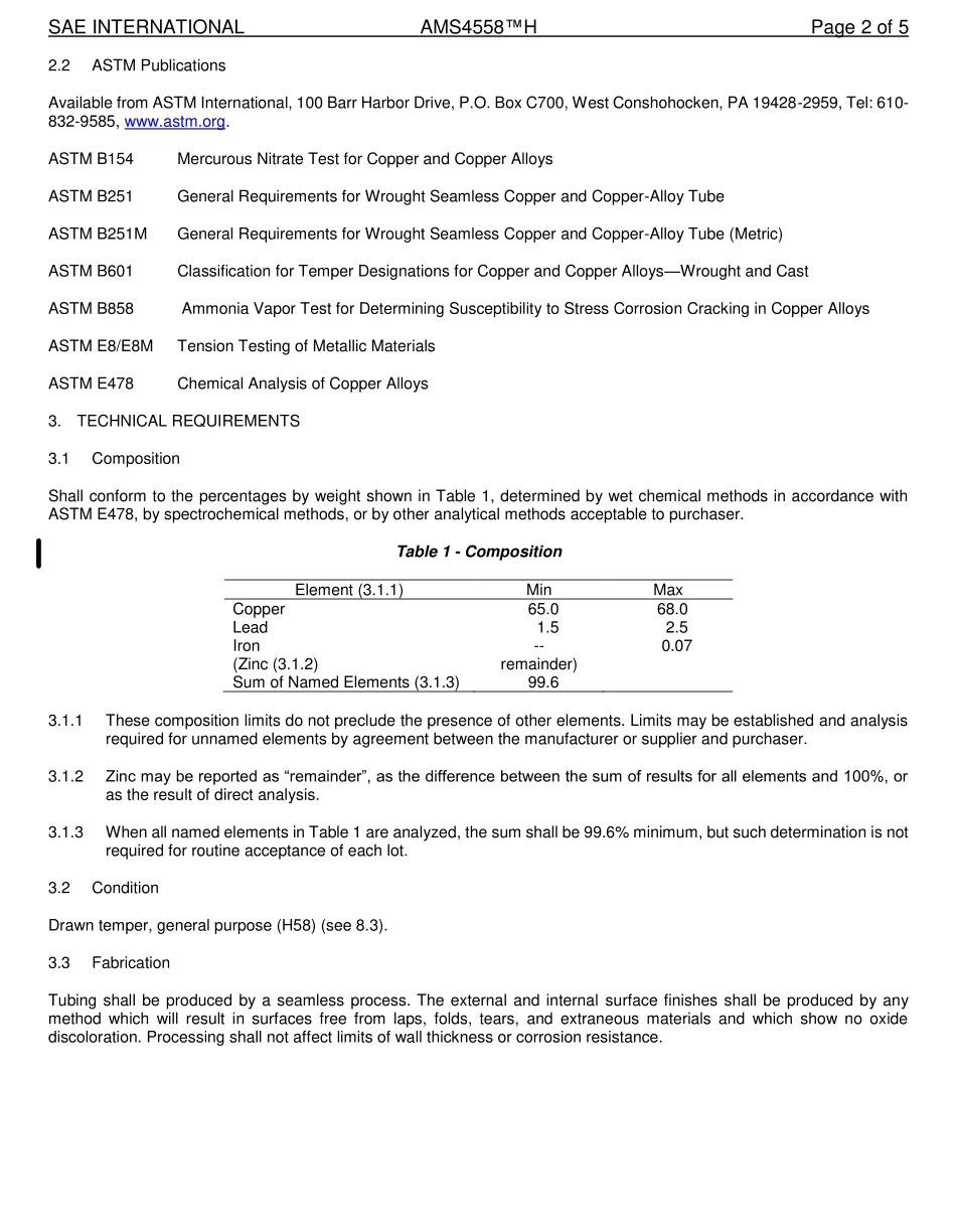 SAE AMS 4558H-2017.pdf_第2页