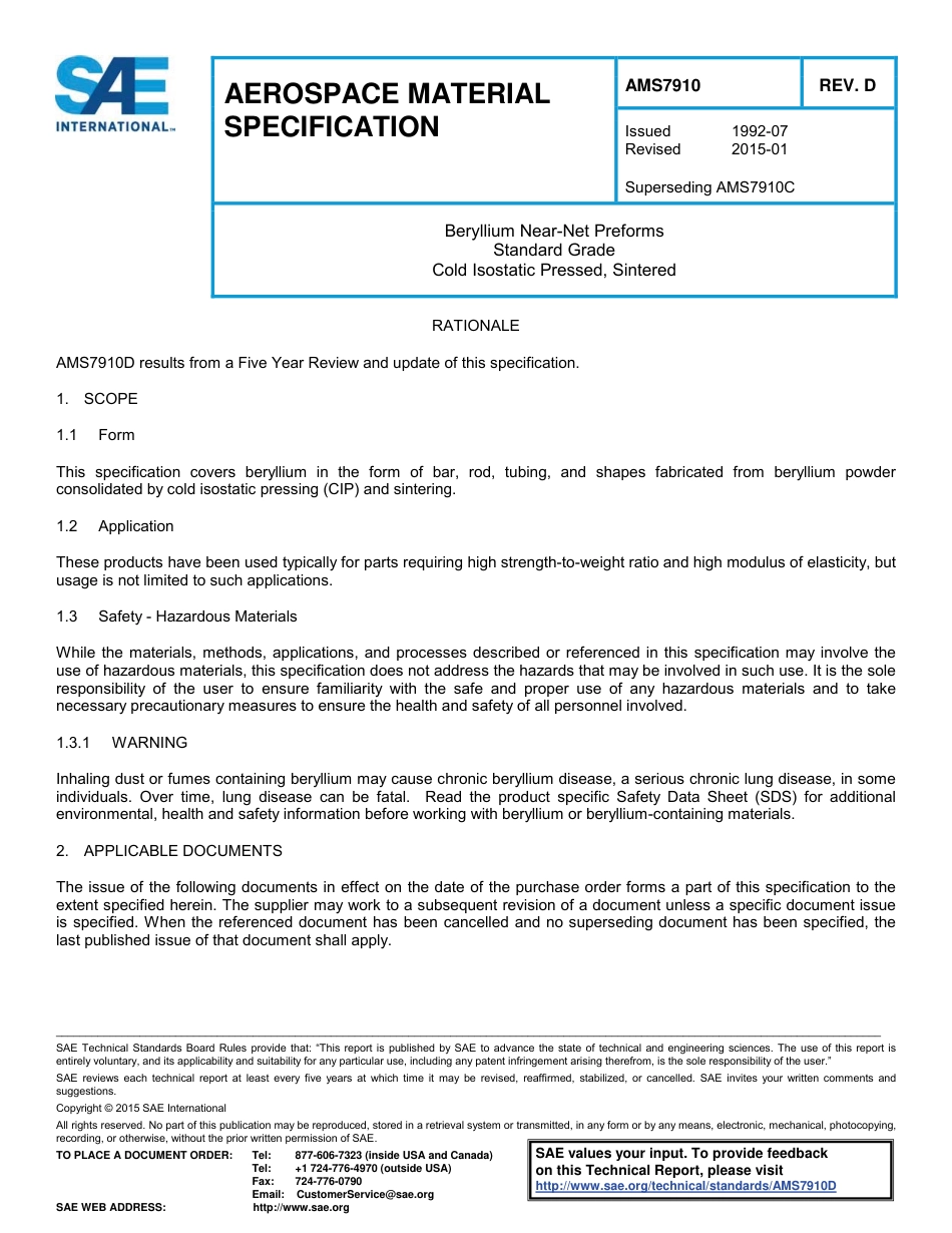 SAE AMS 7910D-2015.pdf_第1页
