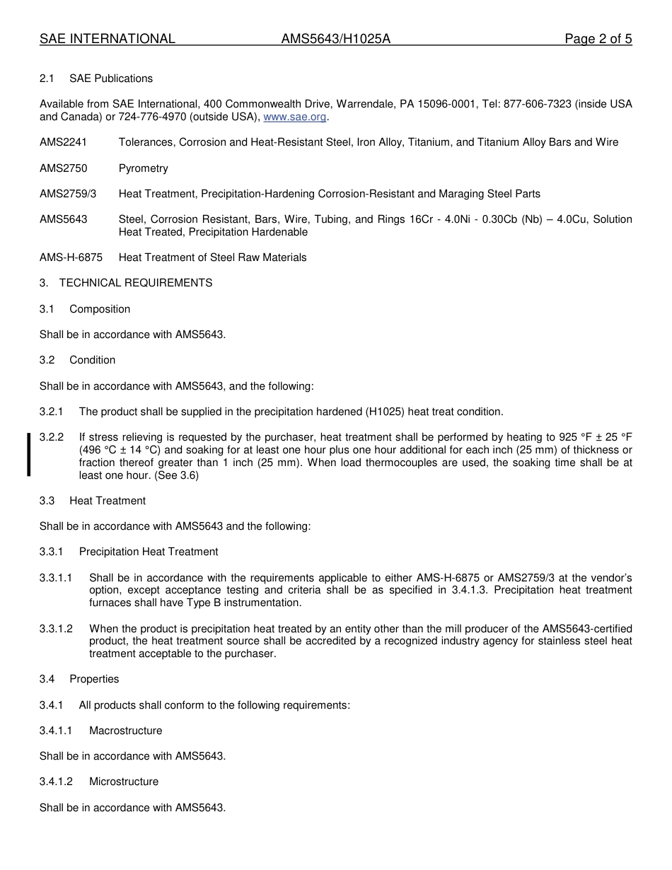 SAE AMS 5643-H1025A-2014.pdf_第2页