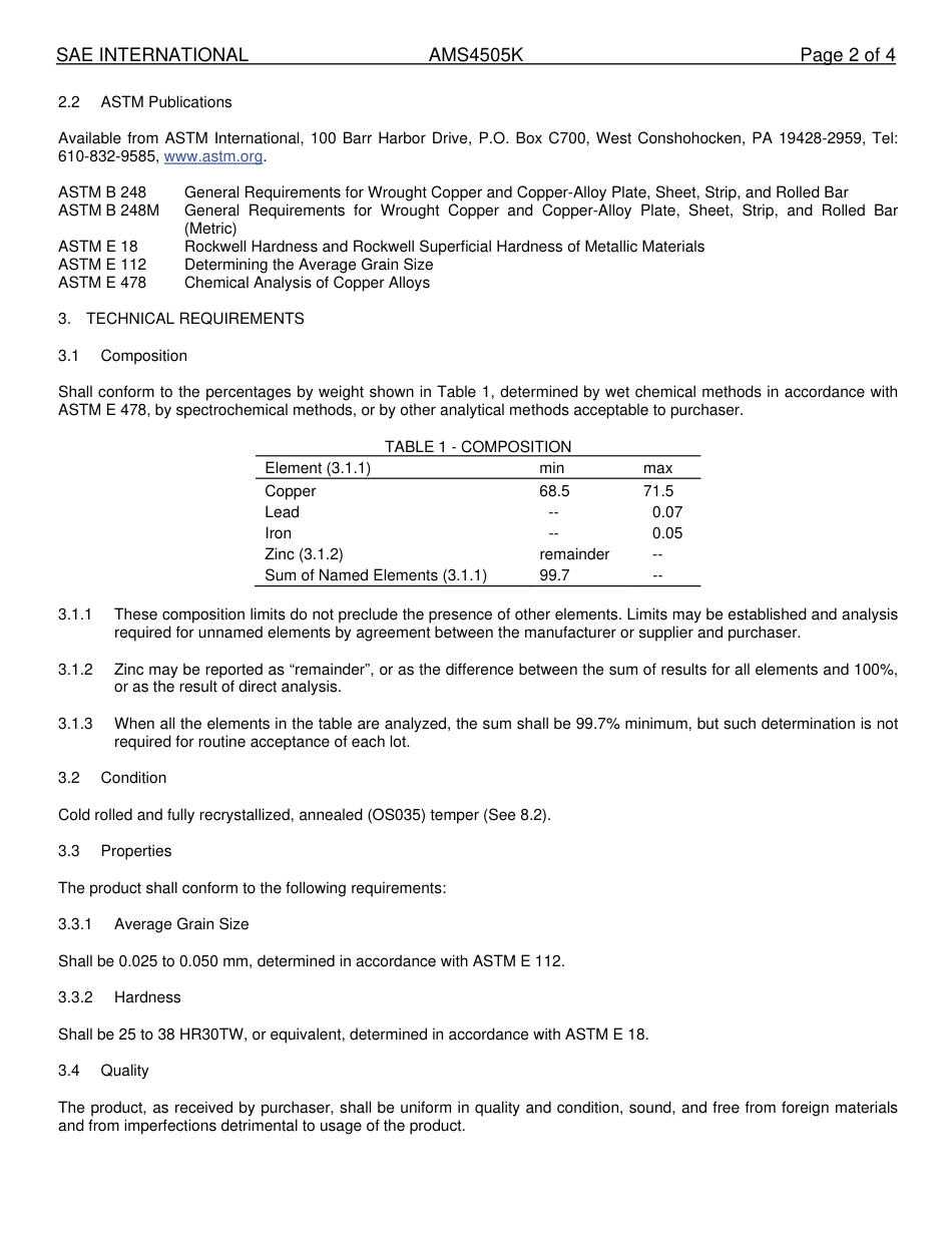 SAE AMS 4505k-2014.pdf_第2页