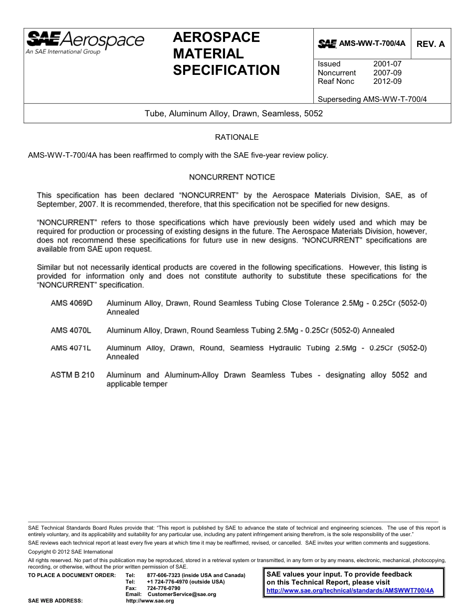 SAE AMS-WW-T-700-4A-2012.pdf_第1页