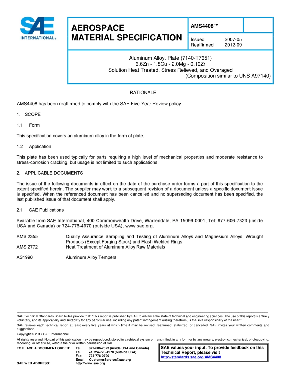 SAE AMS 4408-2012.pdf_第1页