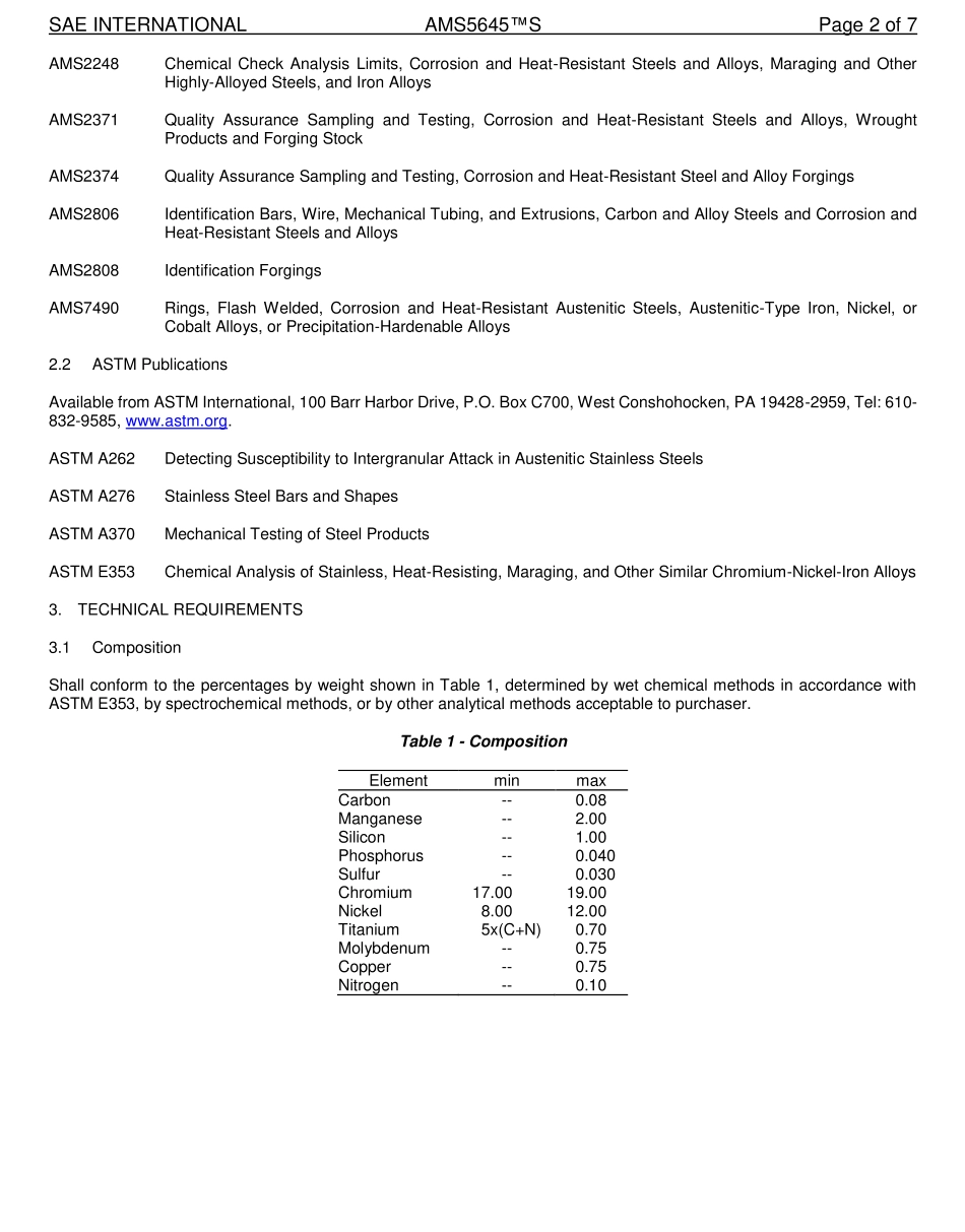 SAE AMS 5645S-2016.pdf_第2页