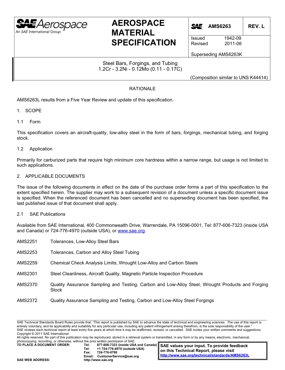 SAE AMS 6263l-2011.pdf_第1页