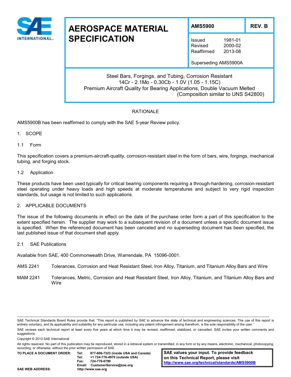 SAE AMS 5900B-2013.pdf_第1页