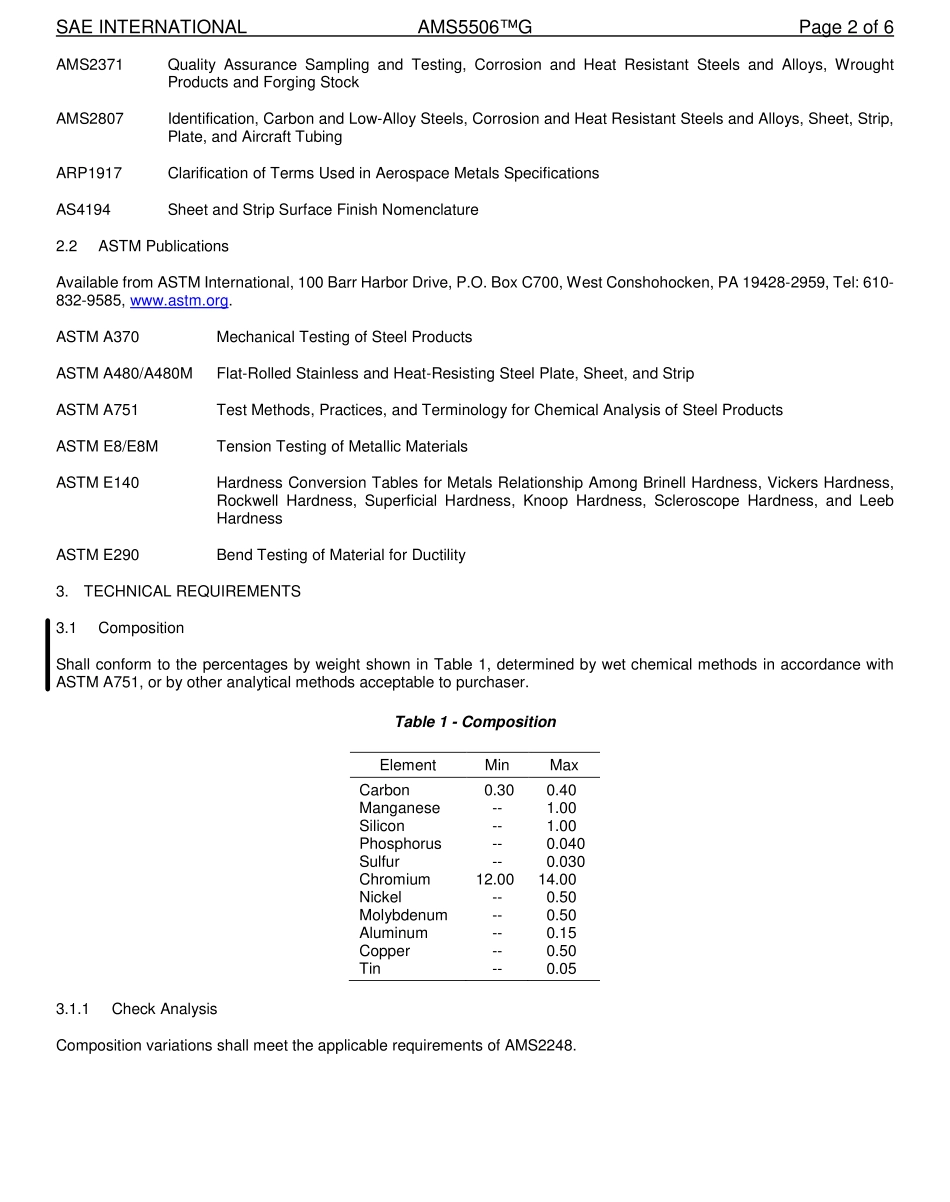 SAE AMS 5506G-2018.pdf_第2页
