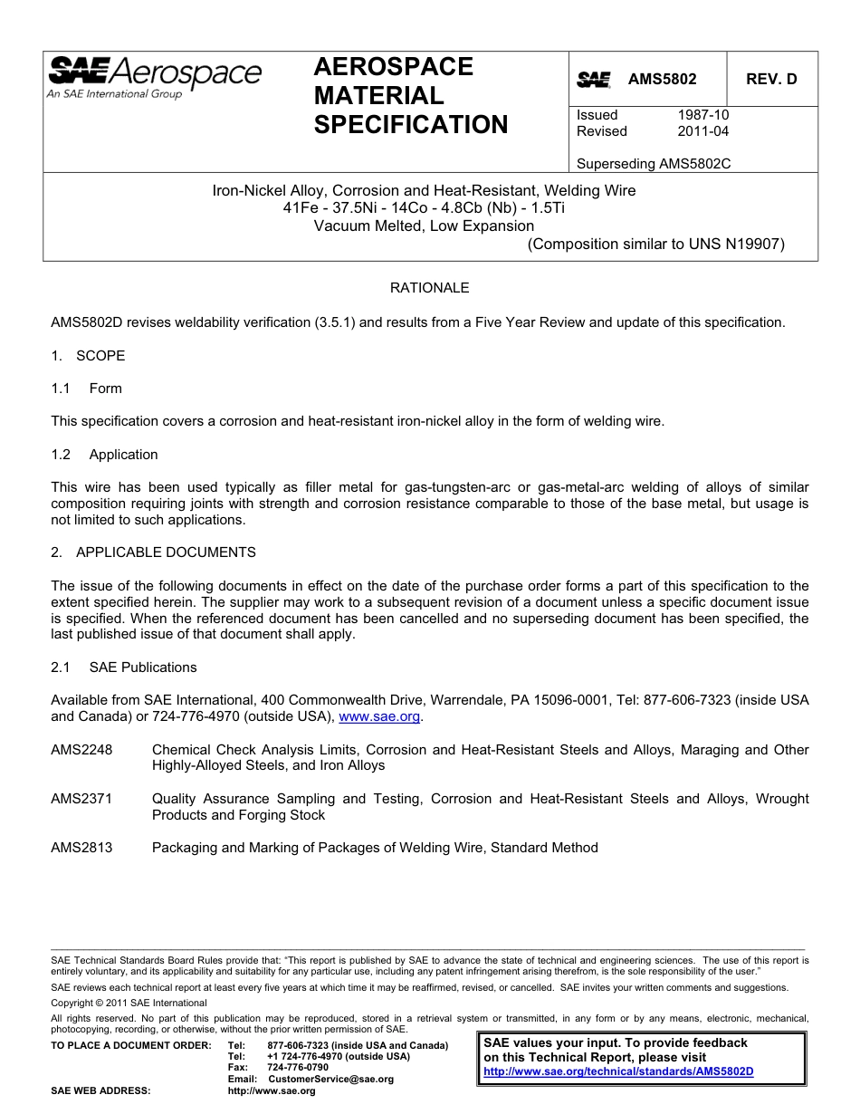SAE AMS 5802D-2011.pdf_第1页