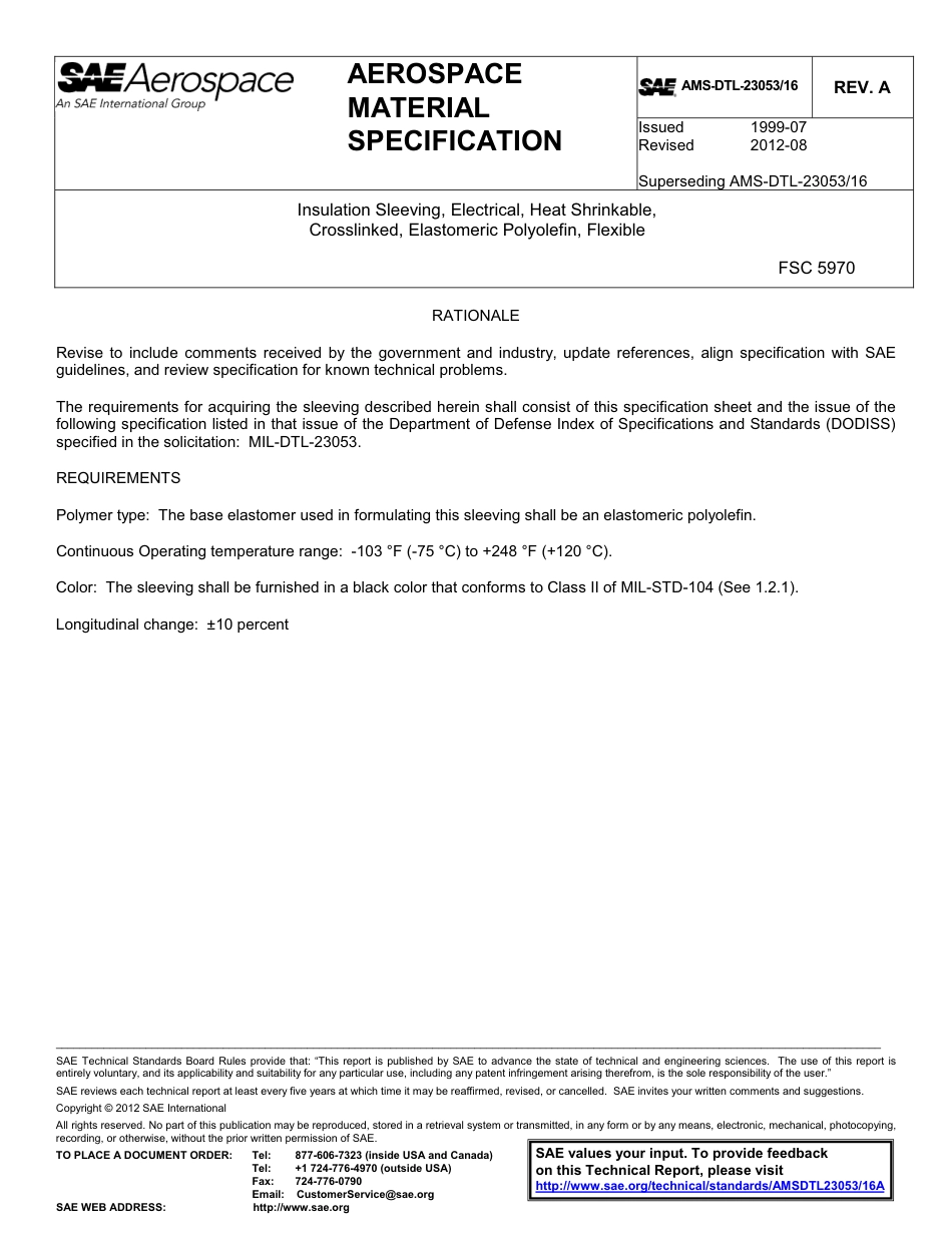SAE AMS-DTL-23053-16A-2012.pdf_第1页