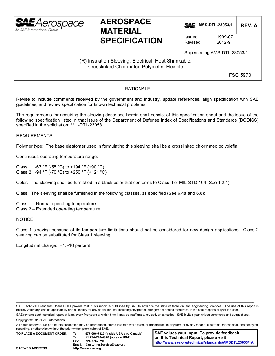 SAE AMS-DTL-23053-1A-2012.pdf_第1页