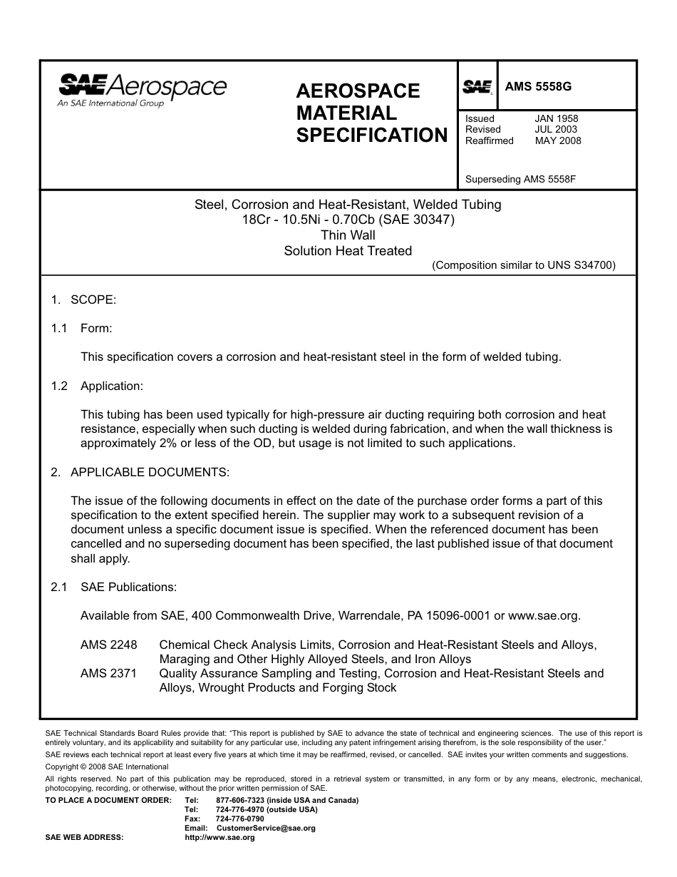 SAE AMS 5558G-2008.pdf_第1页