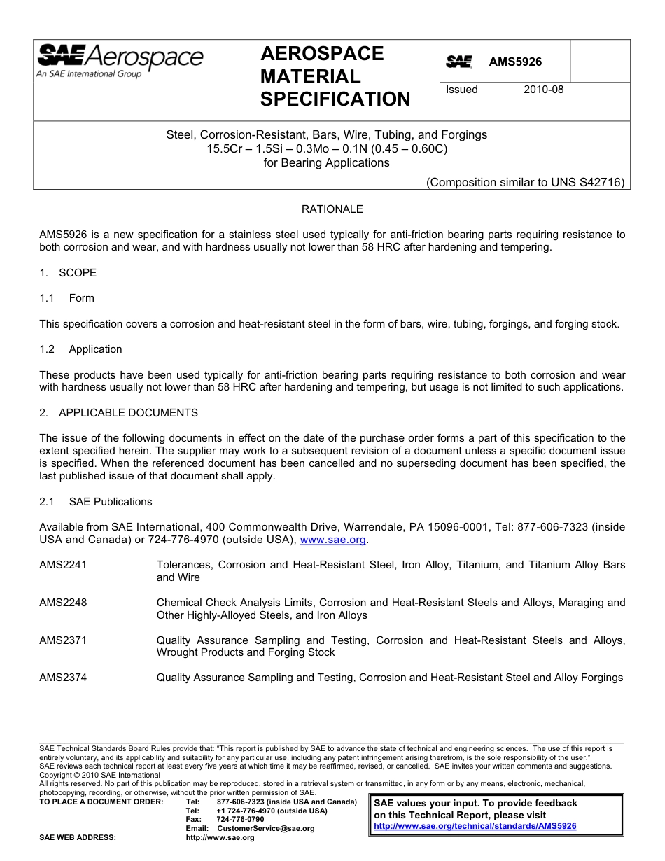 SAE AMS 5926-2010.pdf_第1页