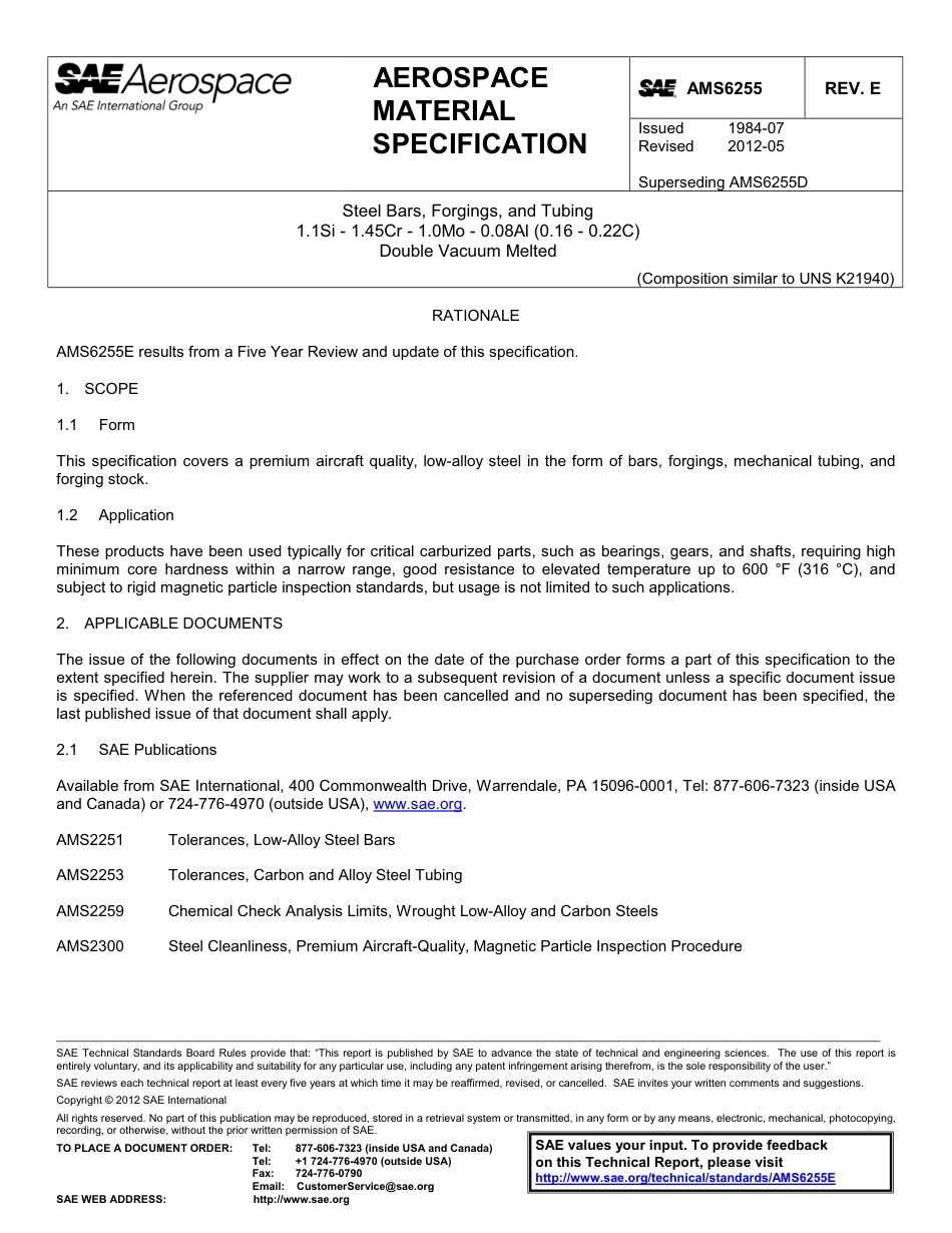 SAE AMS 6255E-2012.pdf_第1页