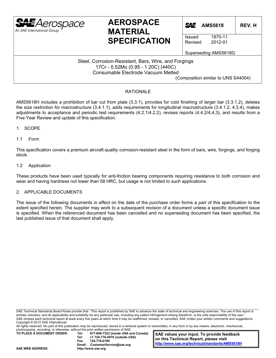 SAE AMS 5618h-2012.pdf_第1页