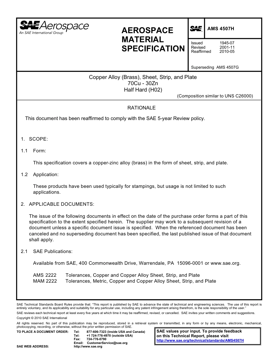 SAE AMS 4507H-2010.pdf_第1页